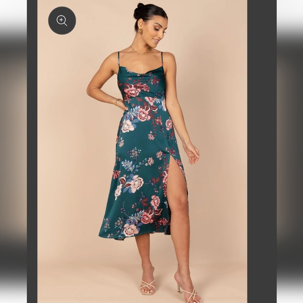 Petal & Pup Alejandro Cowl Neck Mididress - Picture 2 of 15
